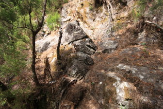Climbing Section on Channel Worker's Path